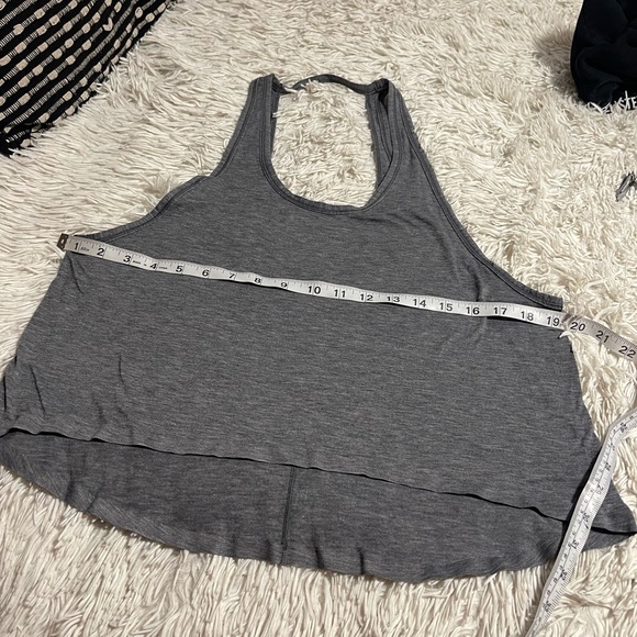 Lululemon" Grey Tank W Back Cut Out - Picture 13 of 16